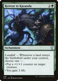 Retreat to Kazandu — Commander: Zendikar Rising