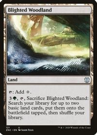 Blighted Woodland — Commander: Zendikar Rising