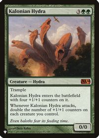 Kalonian Hydra — The List Reprints