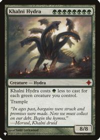 Khalni Hydra — The List Reprints