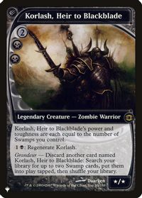 Korlash, Heir to Blackblade — The List Reprints