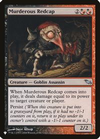 Murderous Redcap — The List Reprints
