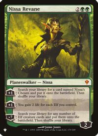 Nissa Revane — The List Reprints