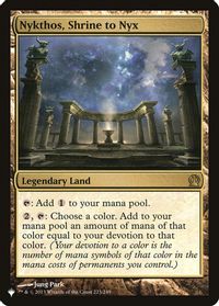 Nykthos, Shrine to Nyx — The List Reprints