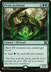 Elvish Archdruid — The List Reprints