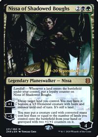 Nissa of Shadowed Boughs — Prerelease Cards