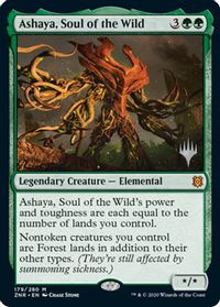Ashaya, Soul of the Wild — Promo Pack: Zendikar Rising