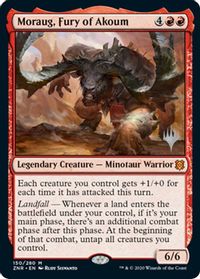 Moraug, Fury of Akoum — Promo Pack: Zendikar Rising