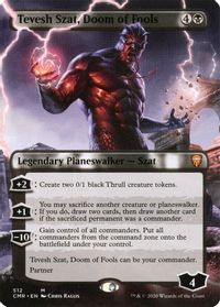 Tevesh Szat, Doom of Fools (Borderless) — Commander Legends