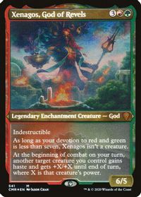 Xenagos, God of Revels (Foil Etched) — Commander Legends
