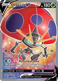 Orbeetle V (Full Art) — SWSH04: Vivid Voltage