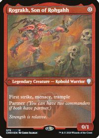 Rograkh, Son of Rohgahh (Foil Etched) — Commander Legends