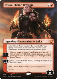 Jeska, Thrice Reborn (Borderless) — Commander Legends