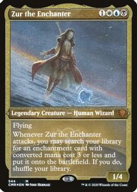 Zur the Enchanter (Foil Etched) — Commander Legends