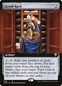 Scroll Rack (Extended Art) — Commander Legends