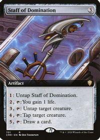 Staff of Domination (Extended Art) — Commander Legends