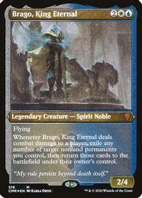 Brago, King Eternal (Foil Etched) — Commander Legends