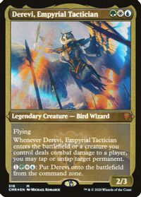 Derevi, Empyrial Tactician (Foil Etched) — Commander Legends