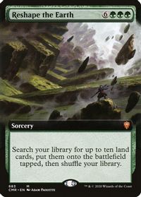 Reshape the Earth (Extended Art) — Commander Legends