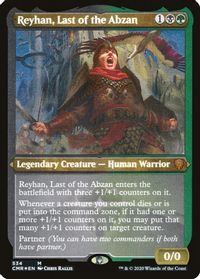 Reyhan, Last of the Abzan (Foil Etched) — Commander Legends