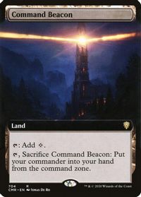 Command Beacon (Extended Art) — Commander Legends