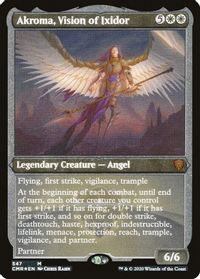 Akroma, Vision of Ixidor (Foil Etched) — Commander Legends