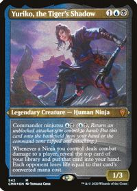 Yuriko, the Tiger's Shadow (Foil Etched) — Commander Legends
