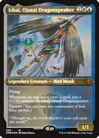 Ishai, Ojutai Dragonspeaker (Foil Etched) — Commander Legends
