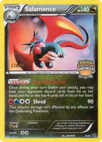 Salamence - 8/20 (Regional Championships) [Staff] — League & Championship Cards