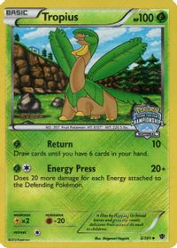 Tropius - 5/101 (National Championships) [Staff] — League & Championship Cards