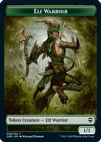 Elf Warrior Token — Commander Legends