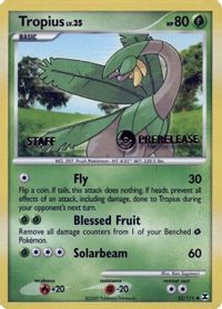 Tropius - 52/111 (Prerelease) [Staff] — Nintendo Promos