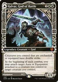 Halvar, God of Battle (Showcase) — Kaldheim