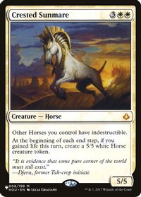 Crested Sunmare — The List Reprints