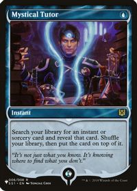 Mystical Tutor — The List Reprints