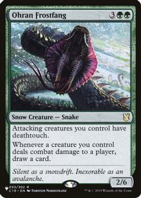 Ohran Frostfang — The List Reprints