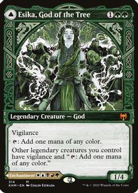 Esika, God of the Tree (Showcase) — Kaldheim