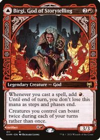 Birgi, God of Storytelling (Showcase) — Kaldheim