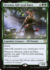 Dwynen, Gilt-Leaf Daen — Commander: Kaldheim