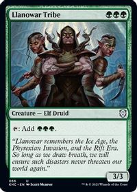 Llanowar Tribe — Commander: Kaldheim