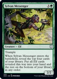 Sylvan Messenger — Commander: Kaldheim