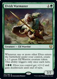 Elvish Warmaster — Prerelease Cards