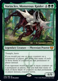 Vorinclex, Monstrous Raider — Prerelease Cards