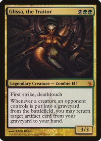 Glissa, the Traitor (Mirrodin Besieged) — Oversize Cards