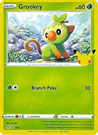 Grookey - 8/25 — McDonald's 25th Anniversary Promos
