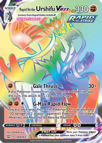 Rapid Strike Urshifu VMAX (Secret) — SWSH05: Battle Styles