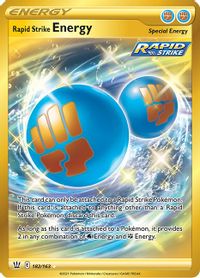 Rapid Strike Energy (Secret) — SWSH05: Battle Styles