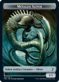 Metallic Sliver Token — Time Spiral: Remastered
