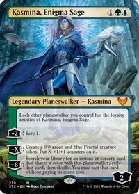 Kasmina, Enigma Sage (Borderless) — Strixhaven: School of Mages