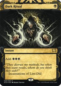 Dark Ritual (Foil Etched) — Strixhaven: Mystical Archive